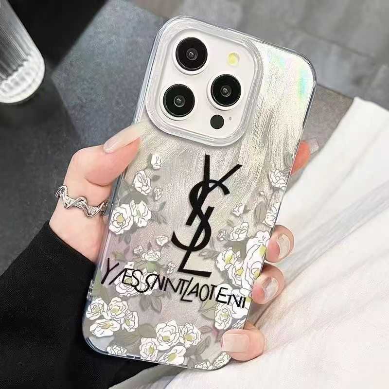 サンローラン風 iphone 16/16 pro ケース