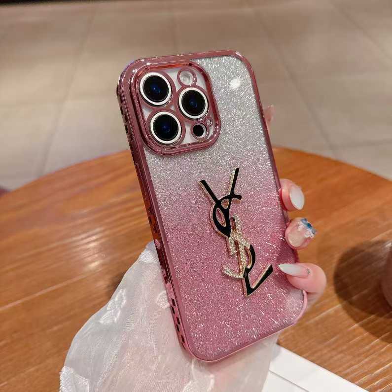 キラキラ YSL iphone 16 plusケース